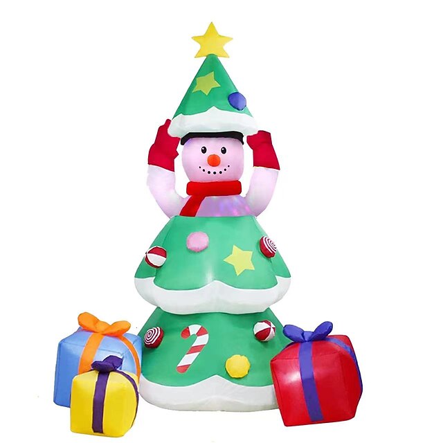 180cm Christmas Inflatables Xmas Tree, 6FT Tall Christmas Decoration