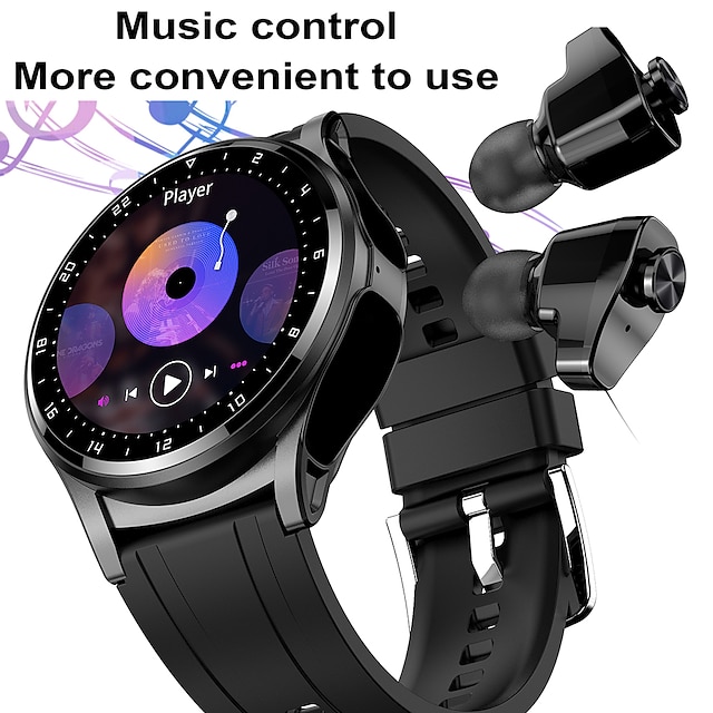  696 GT66 Smart Watch 1.39 inch Smartwatch Fitness Running Watch Bluetooth Pedometer Call Reminder Sleep Tracker Compatible with Android iOS Women Men Hands-Free Calls Message Reminder Camera Control