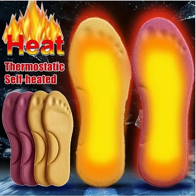  Self Heated Thermal Insoles For Feet Warm, Memory Foam Arch Support Insoles For Women Winter, Shoes Self-heating Shoe Pads
