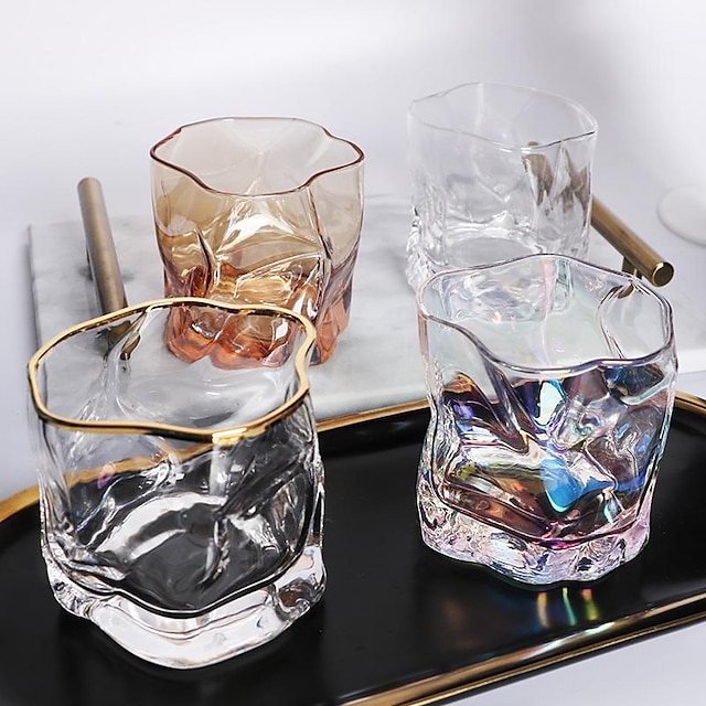  1db üvegrúd átlátszó whisky üveg kreatív rúd japán üveg sörüveg influencer csésze.