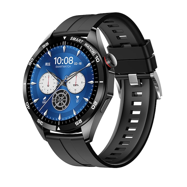  HW58 Inteligentny zegarek 1.28 in Inteligentny zegarek Bluetooth Krokomierz Powiadamianie o połączeniu telefonicznym Rejestrator aktywności fizycznej Kompatybilny z Android iOS Damskie Męskie Długi