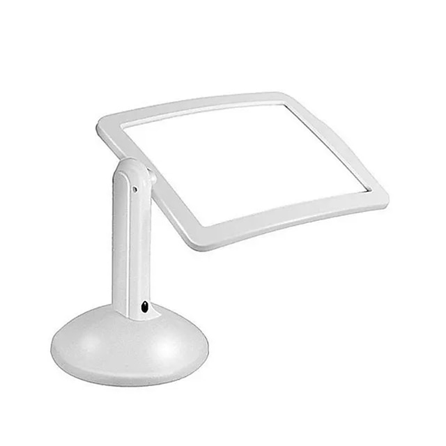  Desktop Magnifying Glass with LED Light Large Screen 360-degree Rotation 3 Times Magnification Reading Newspapers for The Elderly