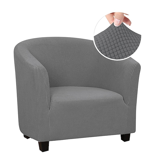  Funda para silla de club, funda elástica para sillón, funda para sofá, protector de muebles para sala de estar, fundas de sofá de spandex jacquard