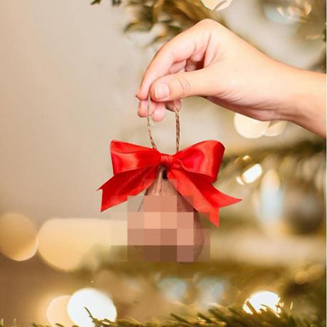  Pendentif d'arbre de noël 3d drôle, décor d'arbre de noël, boules de boule, ornement d'arbre de noël, pendentif de décoration de boule