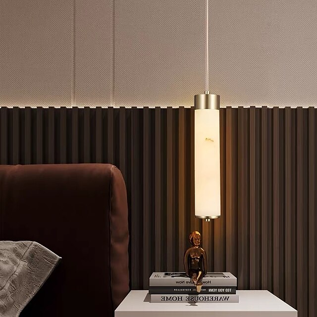  illuminazione a sospensione per isola cucina, luci a sospensione in marmo moderno e minimalista in metallo rame luce a sospensione corda parti della lampada decorazione della lampada per camera da