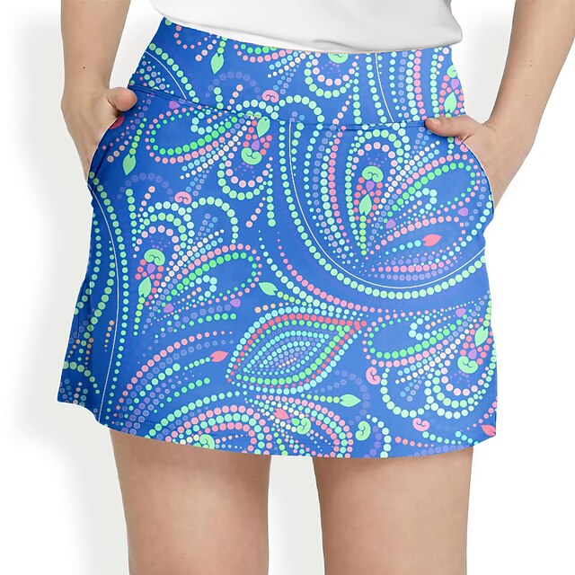 Jupe Sport Lucky In Love Rayée - Taille S, Multicolore, Parfaite Pour Tennis Ou Yoga