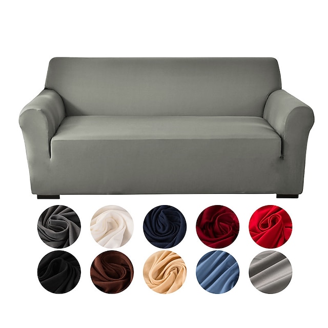  fundas todopoderosas a prueba de polvo funda de sofá elástica funda de sofá de tela súper suave con una funda boster gratis (silla / sofá de dos plazas / 3 asientos / 4 asientos)