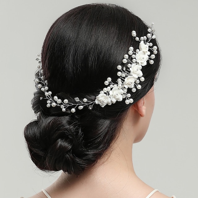  فرش تمشيط للشعر سبيكة زفاف الزفاف زفافي مع حجر كريم زهور خوذة أغطية الرأس