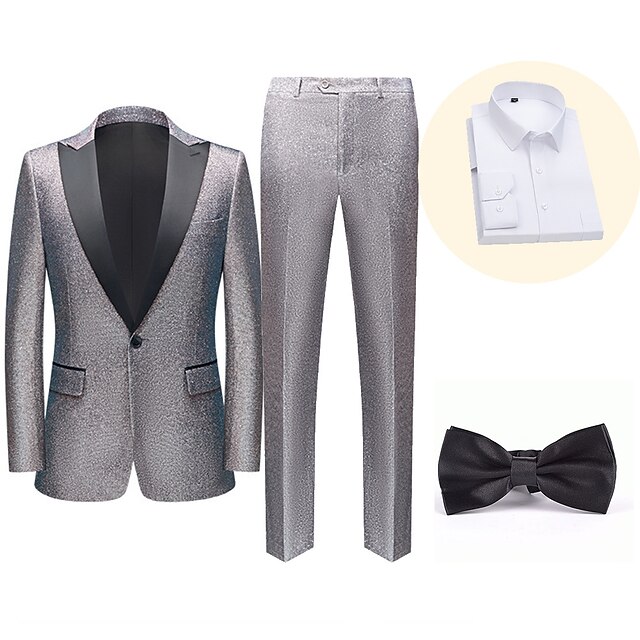  Retro Antiguo Rugido 20s 1920s Accesorios Trajes El gran Gatsby Caballero Hombre Mascarada Fiesta Fiesta y Noche Despedida de Soltera Adulto Chaqueta Blusa Pantalones