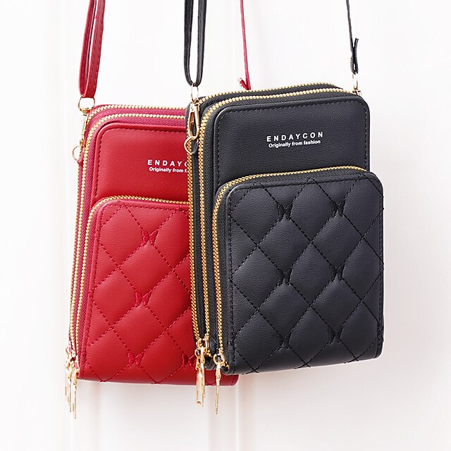  Mobile Phone Bag Handbags Womens Bags For Woman 2023 Double Zipper Women'S Crossbody Bags Purse Clutch Phone Wallet Shoulder Bag