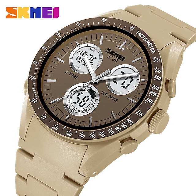  SKMEI Men Digital Watch Fashion Casual Wristwatch Luminous Stopwatch Alarm Clock Countdown TPU Watch