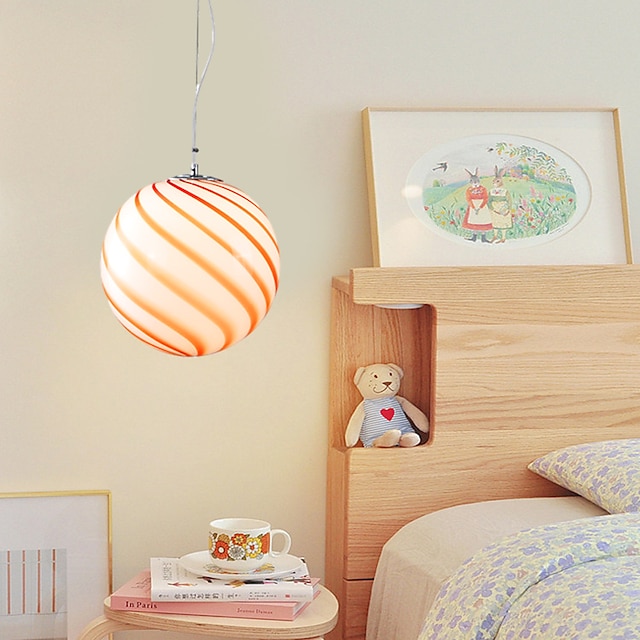  LED Pendant Light Lollipop Design Glass Luxurious Modern Style Dining Room Bedroom Pendant Lamps 110-240V