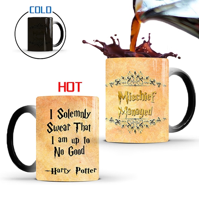  Ceramic Mugs, Funny Color Changing Ceramic Coffee Cup, Birthday Gift Christmas Gift Xmas Gift