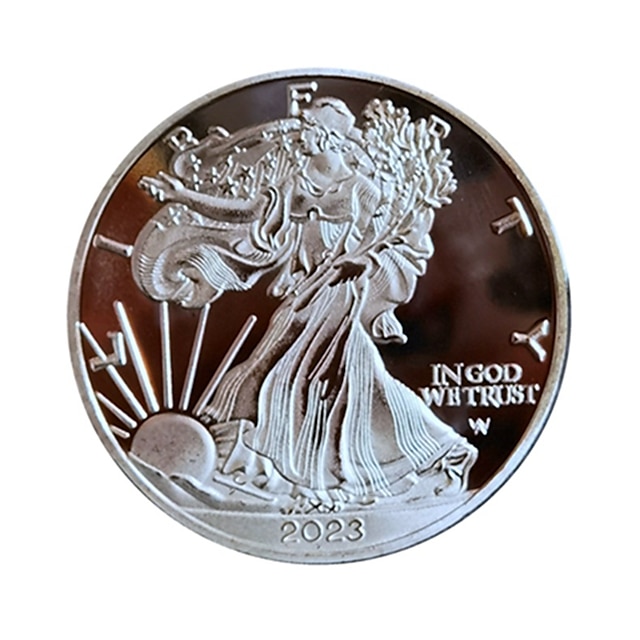  2024 США статуя свободы лет посеребренная памятная монета внешняя торговля памятная медаль
