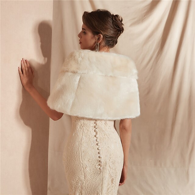 1920s faux fur shawl