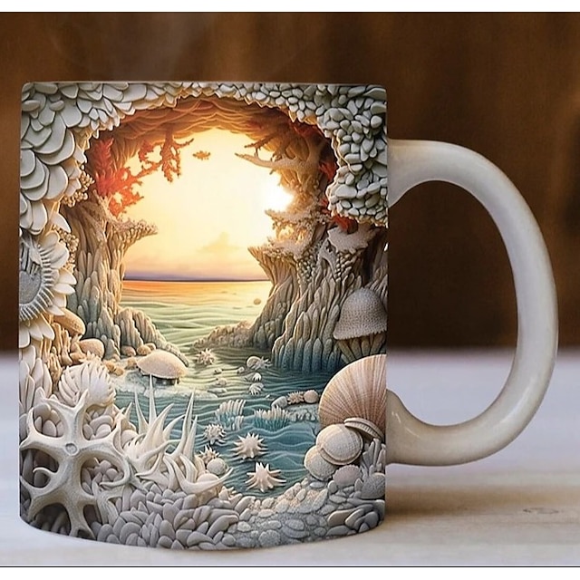 Beach Ocean Mug Oz D Mug Beach Coffee Mugs Beach Themed Coffee Mugs Beach Cups Nautical