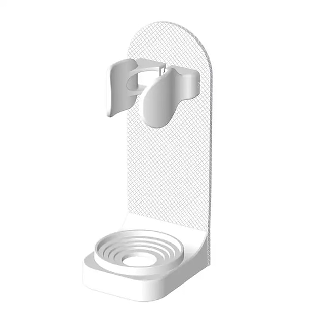  självhäftande eltandborsthållare väggmonterad justerbar tandkrämsorganisator stansfri tandborste kroppsbasstativ för badrum