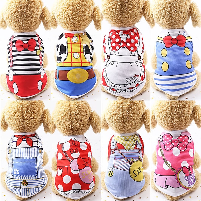  Puppy Clothes Pet Dog CoatCute Soft Dog Clothes For Small Dogs Summer Dog Clothing Coat Vest