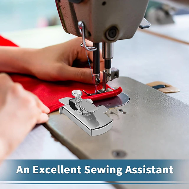 Magnetic Seam Guide For Sewing Machine - Polygonal Hem Guide With Measurement Scale, Sewing Accessory