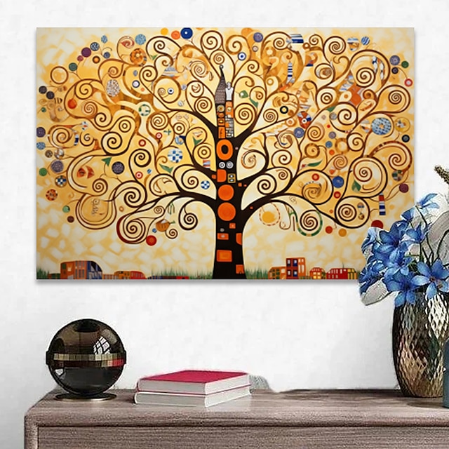  växter väggkonst canvas tree of life tryck och affischer växtbilder dekorativ tygmålning för vardagsrumsbilder utan ram