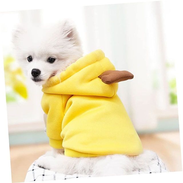  Sweater Funny pet Clothes Halloween pet Apparel Winter pet Costume Fall Sweaters Dog Sweater Design Puppy Clothes Puppy Sweater- Shirt Fruit Polyester Two-Legged Clothes