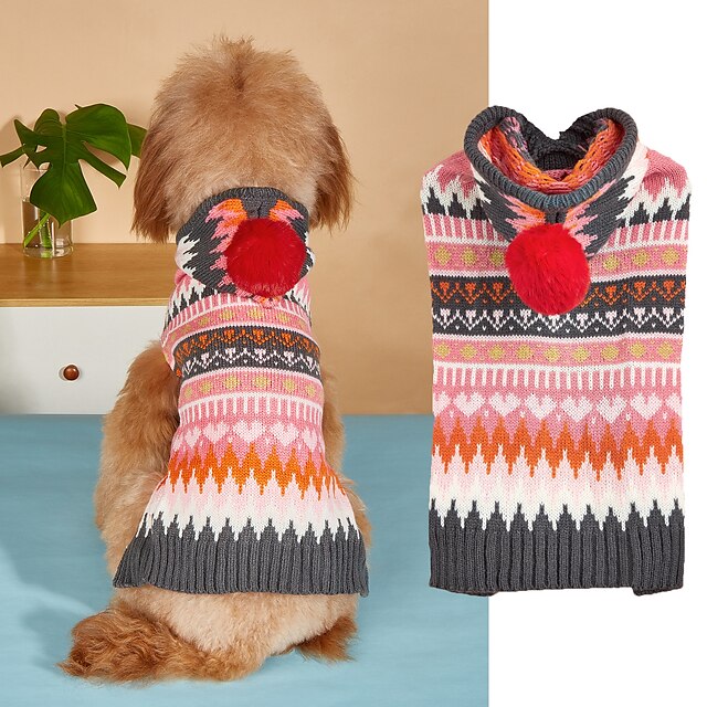  Hund Katze Pullover Jumper Party Lässig Winter Atmungsaktiv Weich Waschbar Bequem Weihnachten Outdoor Alltagstauglich Hundebekleidung for Bichon Frise Zwergspitz Baby Haustier Papillon Klein