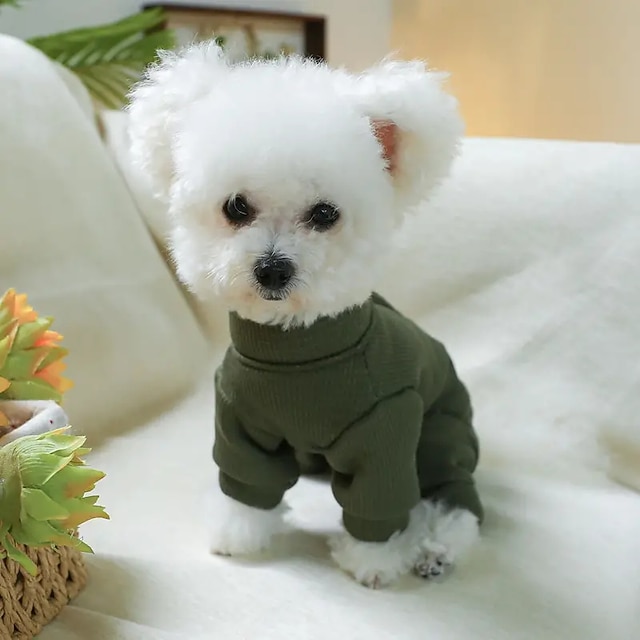  Cachorros Gatos Macacão Moda Festa Inverno Quente Respirável Macio Lavável Confortável Natal Dia Das Bruxas Ao ar livre Casual / Diário Roupas para cães for Bichon Frise Pomerânia Animais de Pequeno