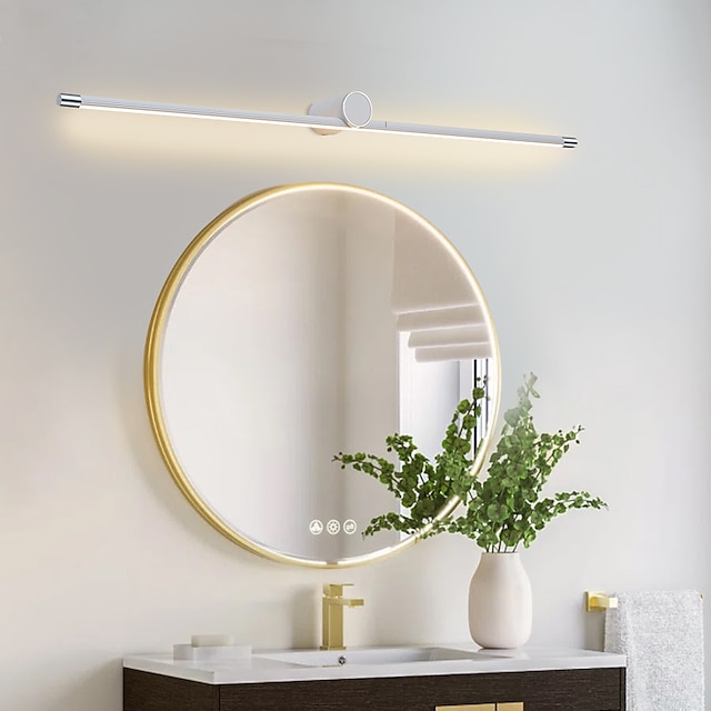  Mirror Lights,Vintage Bathroom Mirror Light with Switch,Bathroom Lamp,Vanity Mirror Lights for Vanity Lighting,IP44 Indoor Wall Lamp Rotating Makeup Light Picture Lamps 110-240V