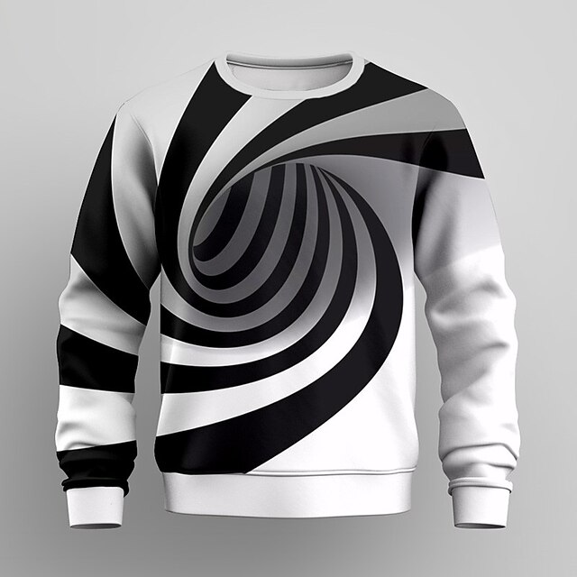  Boys 3D Graphic Sweatshirt Pullover Long Sleeve 3D Print Fall Winter Fashion Streetwear Cool Kids 3-12 Years Crew Neck Outdoor Casual Daily Regular Fit