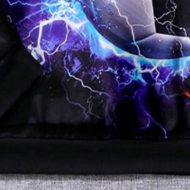 Chico 3D Fútbol Americano Sudadera Pullover Manga Larga Impresión - Main Image