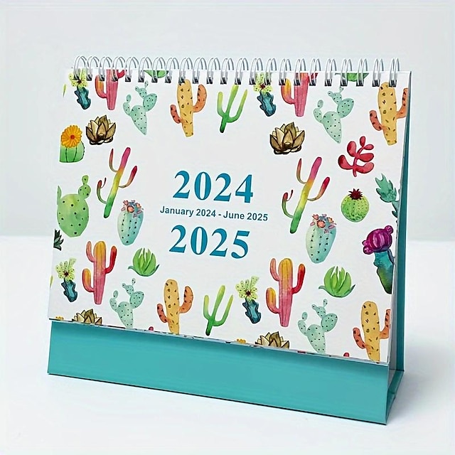 20242025 Crossborder English Desk Calendar 18 Months Calendar Desktop