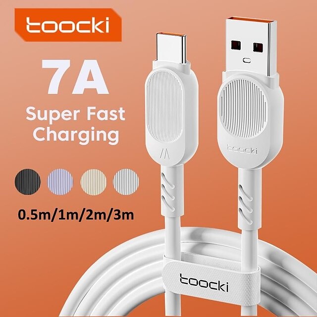  Super Fast Charging Cable USB Type C Cable Quick Charge 3.0 480Mbps Transmission Data Cable For Samsung Huawei Xiaomi Oppo Vivo Realme Mobile Phones