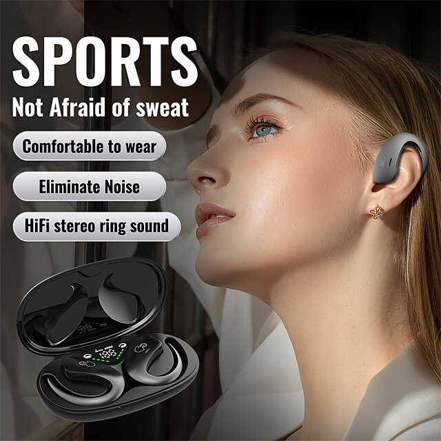 Earless Wireless Boneconduction Headphones Wireless Wireless Longterm