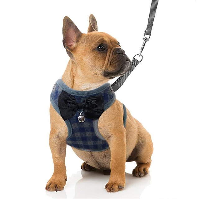  Small Dog Harness and Leash Set - No Pull Pet Harness with Soft Mesh Nylon Vest for Small Dogs and Cats