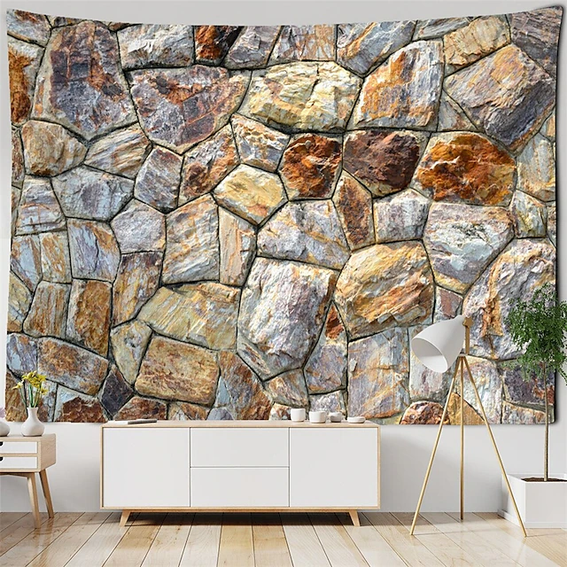 Rock Wall Hanging Tapestry Wall Art Large Tapestry Mural Decor Photograph Backdrop Blanket Curtain Home Bedroom Living Room Decoration 16