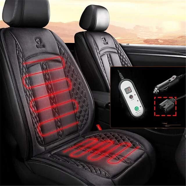 12V/24V Car Seat Heater 120CM Length, Universal Winter Electric Heated