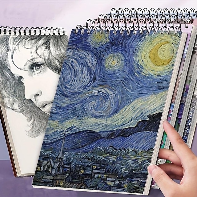  1pc A4 Art Sketch Book With 50sheets Blank Art Painting Book