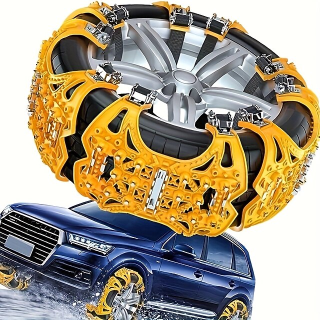 Upgraded Car Snow Chains Emergency Snow Chains Winter Safety Chains For