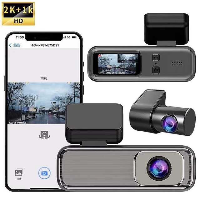  1080p New Design / Wireless Car DVR 170 Degree Wide Angle Dash Cam with WIFI / motion detection Car Recorder