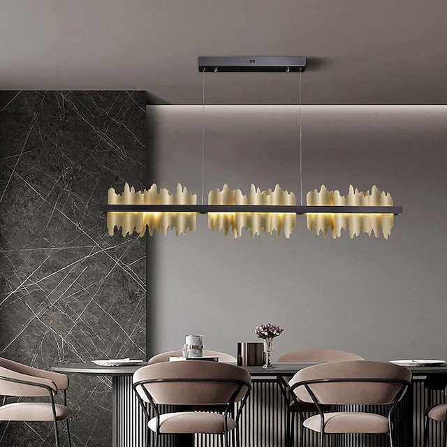 kristallkrona lyx 120cm liner design ljuskrona vacker grå gnistrande ...
