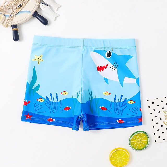  Kids Boys Swimsuit Graphic Sleeveless Beach Adorable zoo Summer Clothes 3-7 Years