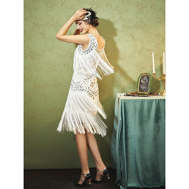 Roaring jaren '20 Jaren 1920 Flapper jurk Jurken Cocktailjurk The