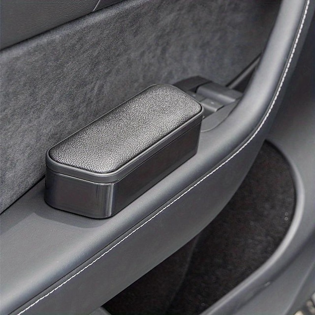  Car Left And Right Armrest Door Storage Box Car Interior Lift Universal Armrest Pad Extend Seat Support Arm Height Adjustable Relieve Fatigue