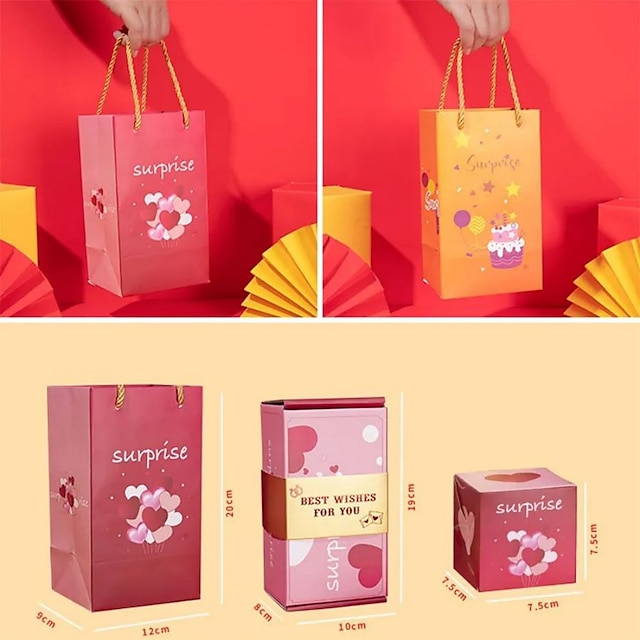 Surprise Gift Box Explosion 2024 Newly Valentine's Day Surprise Gift