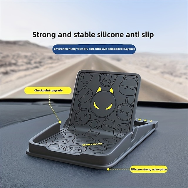  Starfire Car Mobile Phone Holder Car Holder Car Navigation Rack Snap-On Fixed Support Frame Creative Anti-Slip Mat