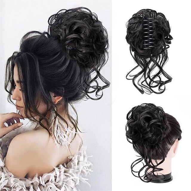 Messy Bun Hair Piece Claw Clip Bun Hair Accessories for Women Messy
