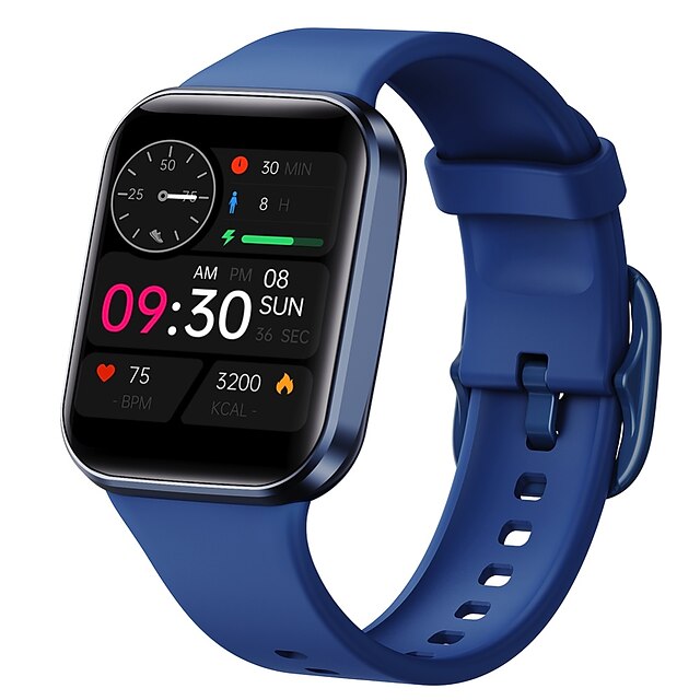  696 Q23 Smart Watch 1.69 inch Smart Band Fitness Bracelet Bluetooth Temperature Monitoring Pedometer Call Reminder Compatible with Android iOS Women Men Message Reminder Camera Control Always on