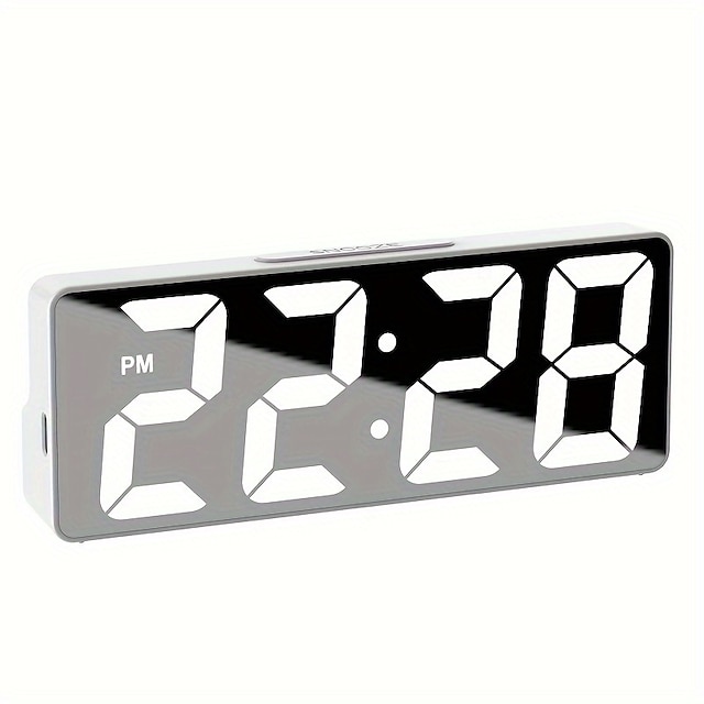  ultimo orologio digitale sveglia a led per camera da letto orologio da tavolo elettronico con display della temperatura luminosità regolabile orologio da 12/24 ore per camera da letto