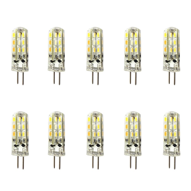  G4-LED-Lampen JC Bi-Pin-Sockelleuchten 1,5 W DC 12 V 10 W T3-Halogenlampen-Ersatz-Landschaftslampen