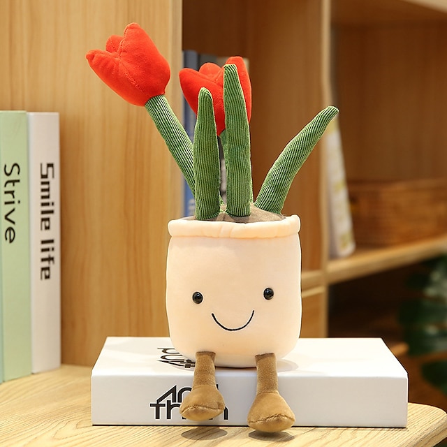  Креативное украшение дома, имитация растения, тюльпана, сочная кукла, плюшевая игрушка, украшение для растения в горшке, тканевая кукла
